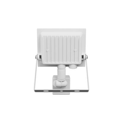 LED NOCTIS LUX 4 Fluter 20W Strahler 1650lm weiss 100° IP44 Neutralweiss 4000K mit Bewegungssensor