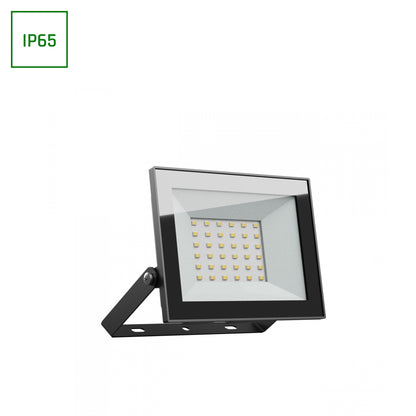 LED NOCTIS LUX 4 Fluter 30W Strahler 2500lm schwarz 100° 230V IP65 IK07 Kaltweiss 6000K