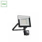 LED NOCTIS LUX 4 Fluter 30W Strahler 2500lm schwarz 100° IP44 Warmweiss 3000K mit Bewegungssensor