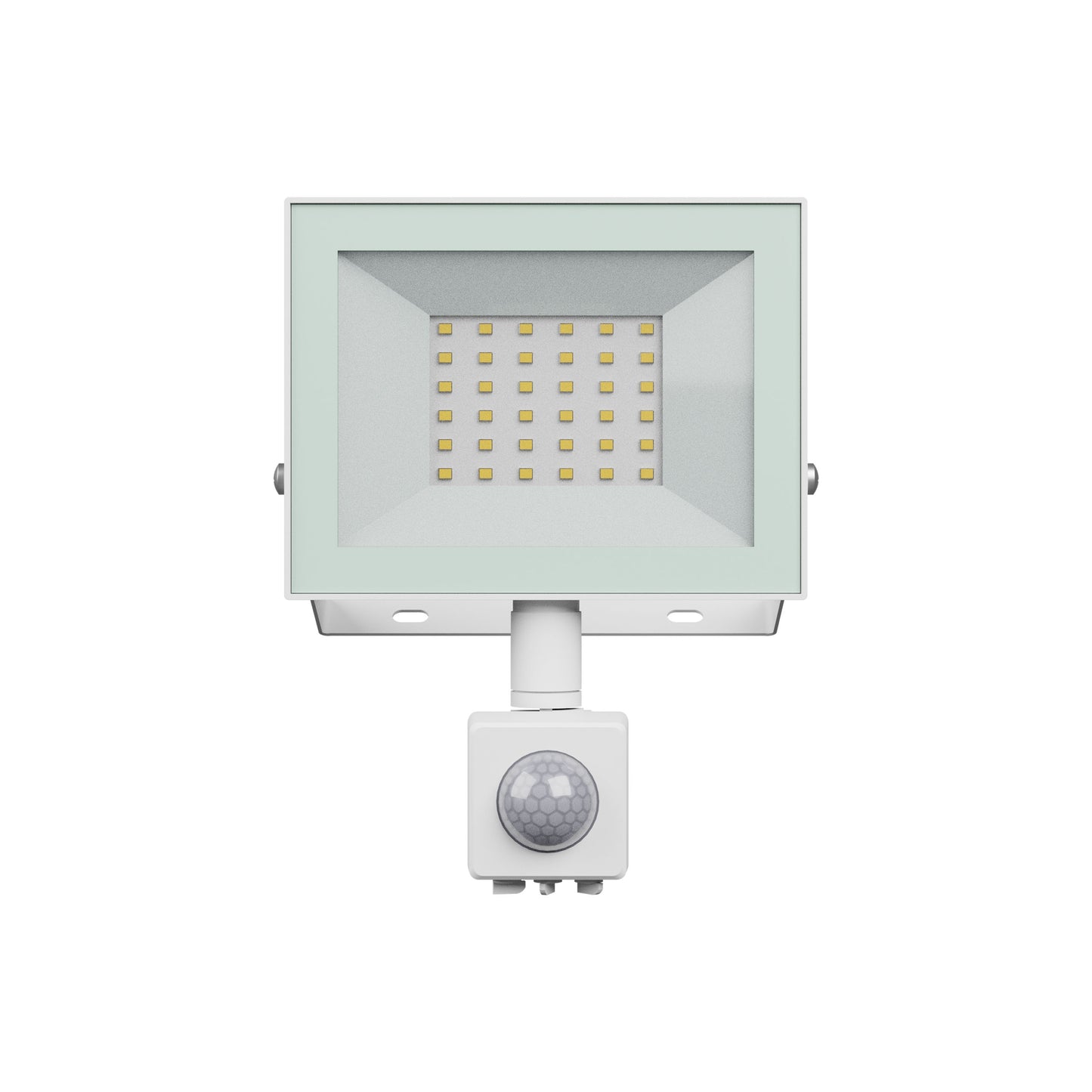 LED NOCTIS LUX 4 Fluter 30W Strahler 2500lm weiss 100° IP44 Kaltweiss 6000K mit Bewegungssensor