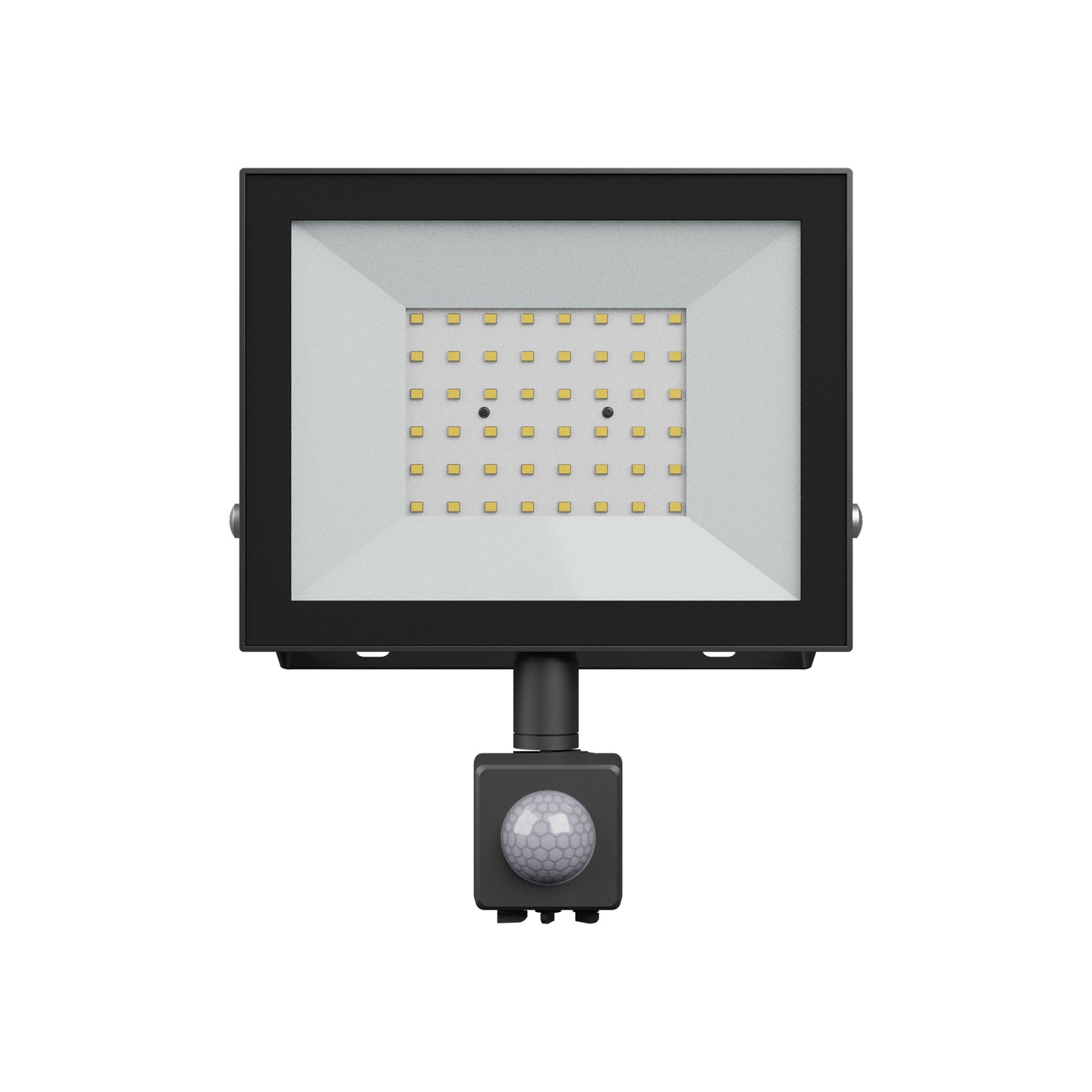 Spectrum LED NOCTIS LUX 4 Fluter 50W Strahler 4300lm schwarz 100° IP44 Neutralweiss 4000K mit Bewegungssensor