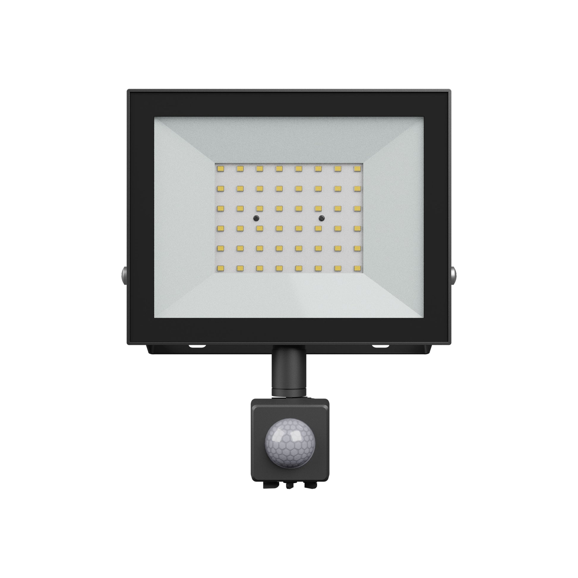 Spectrum LED NOCTIS LUX 4 Fluter 50W Strahler 4300lm schwarz 100° IP44 Neutralweiss 4000K mit Bewegungssensor