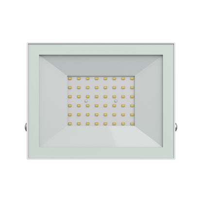 LED NOCTIS LUX 4 Fluter 50W Strahler 4300lm weiss 100° 230V IP65 IK07 Warmweiss 3000K