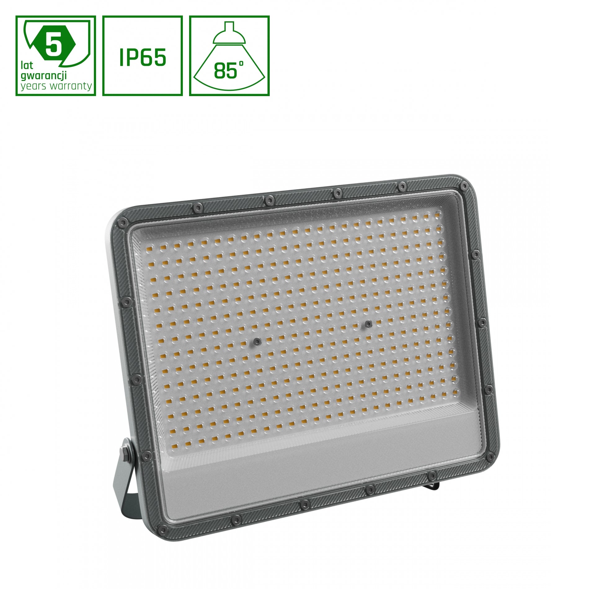 LED NOCTIS MAX 2 Fluter 200W Strahler 19000lm grau 85° 230V IP65 IK08 Kaltweiß 6000K