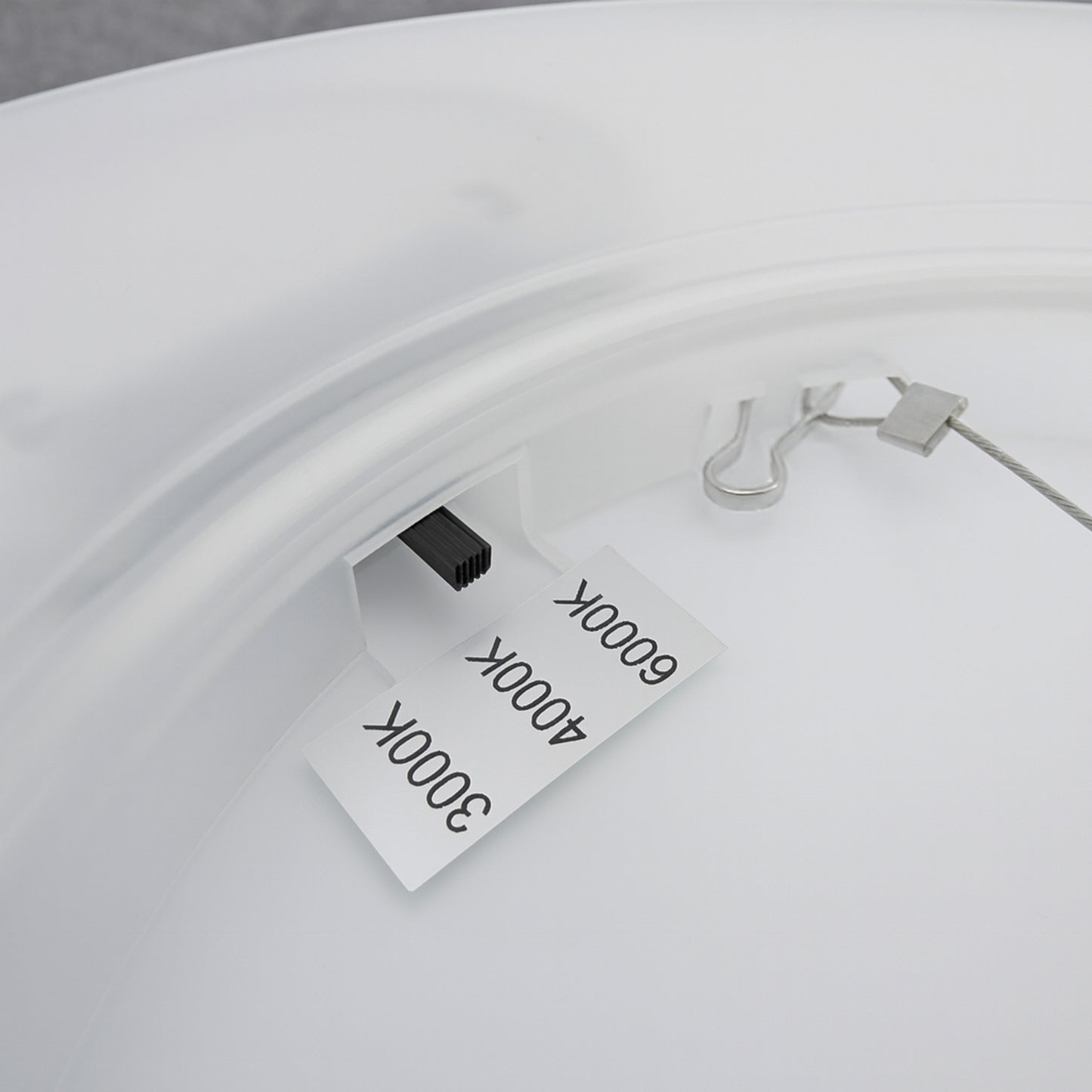 LED NYMPHEA FLAT DUO Deckenleuchte 24W CCT 2400lm IP54 120° Abstrahlwinkel Weiß 3000K-6000K