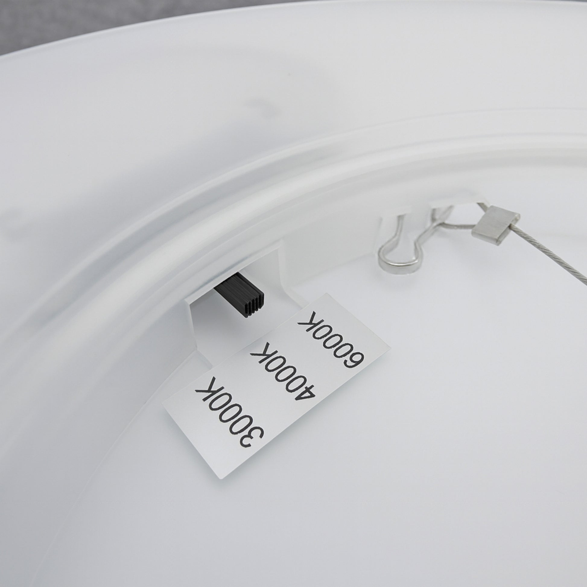 LED NYMPHEA FLAT DUO Deckenleuchte 24W CCT 2400lm IP54 120° Abstrahlwinkel Weiß 3000K-6000K