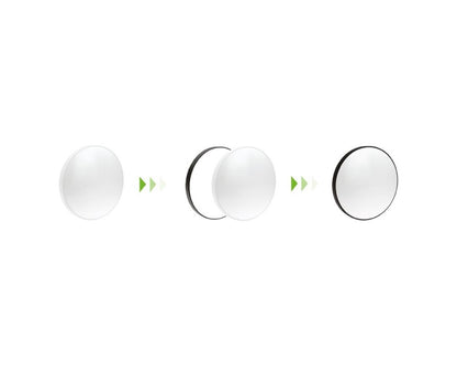 LED NYMPHEA RINGS schwarz &amp; weiß 24W Deckenleuchte 3150lm 115° IP54 3000-6000K CCT rund