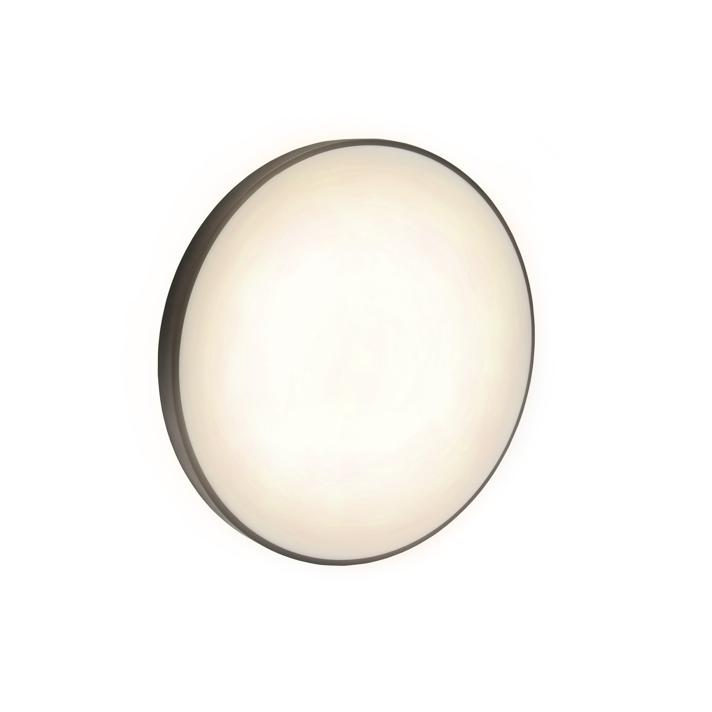 LED NYMPHEA RINGS schwarz &amp; weiß Deckenleuchte IP54 18W 1950lm Warmweiss 3000K rund
