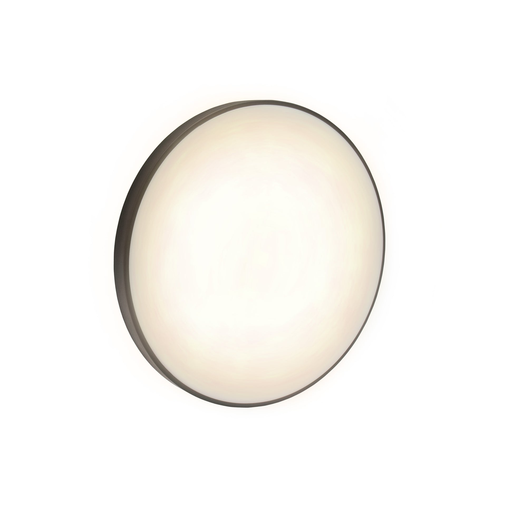 LED NYMPHEA RINGS schwarz &amp; weiß Deckenleuchte IP54 18W 1950lm Warmweiss 3000K rund