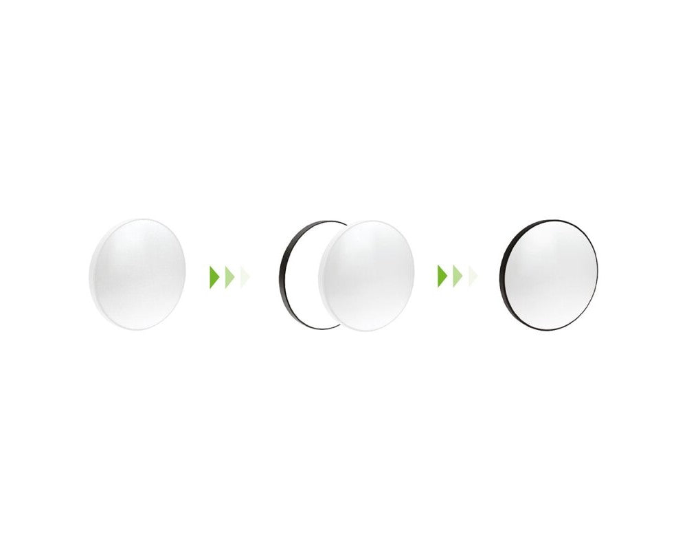 LED NYMPHEA RINGS schwarz &amp; weiss Deckenleuchte IP54 32W 3450lm Kaltweiss 6000K rund