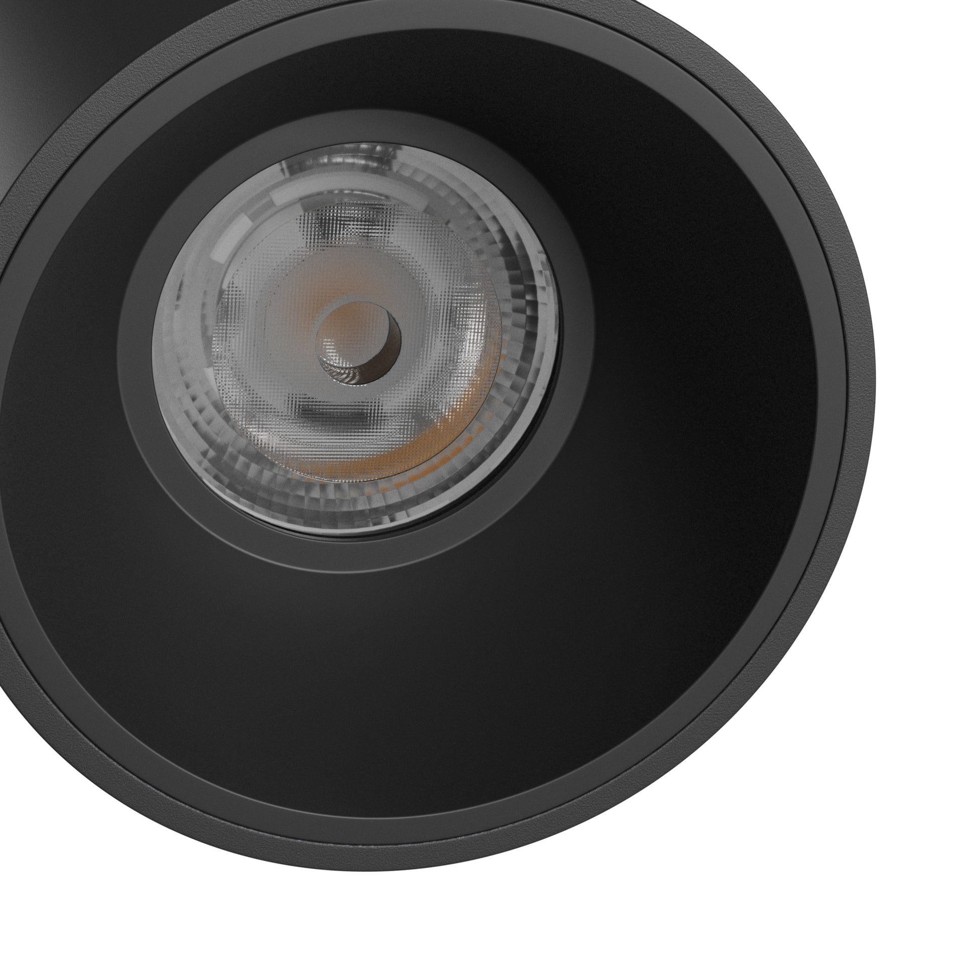 LED Orbito Surface Deckenleuchte 10W rund 40° 1100lm schwarz IP44 Aufbau UGR&gt;19 Warmweiss 3000K