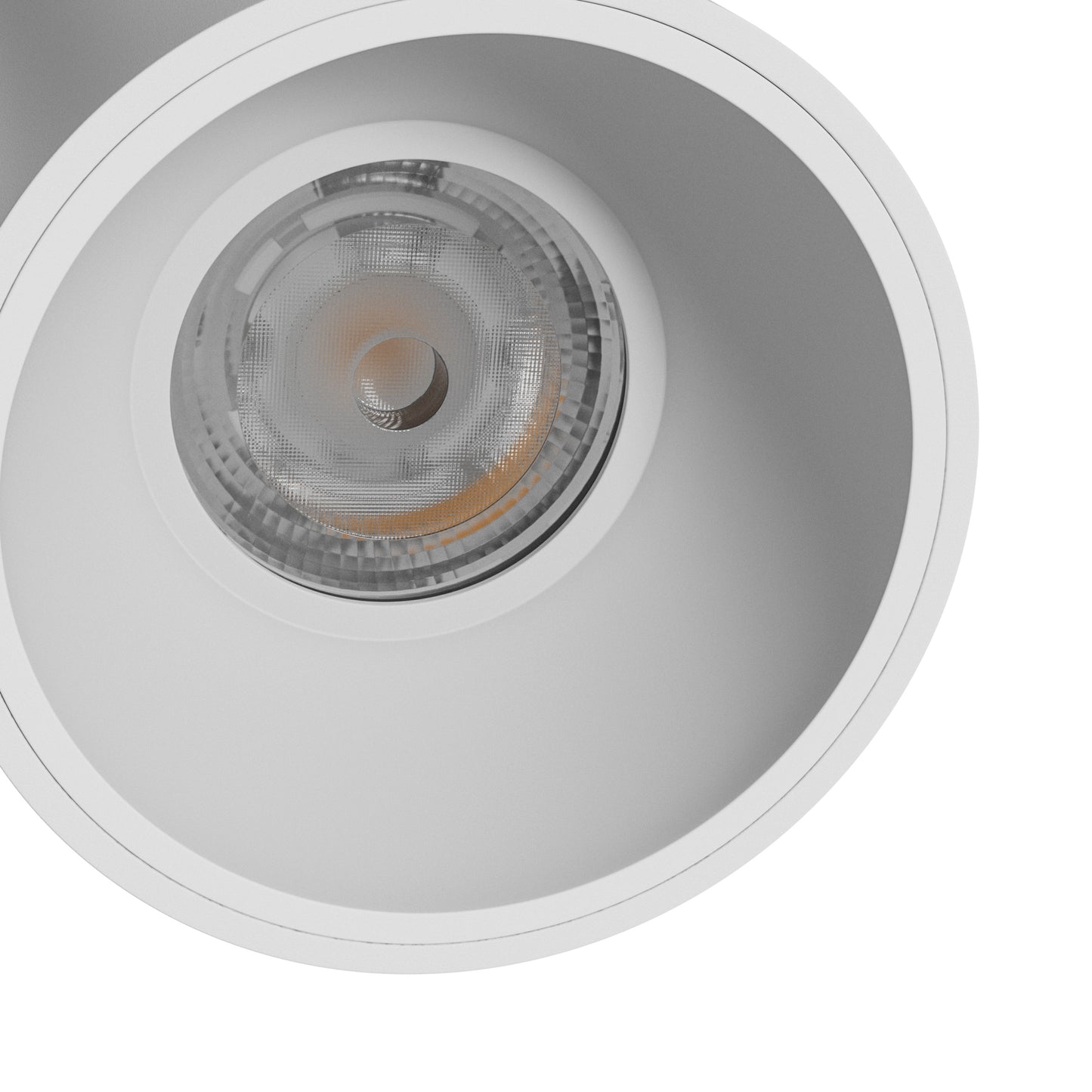 LED Orbito Surface Deckenleuchte 10W rund 40° 1100lm weiss IP44 Aufbau UGR&gt;19 Warmweiss 3000K