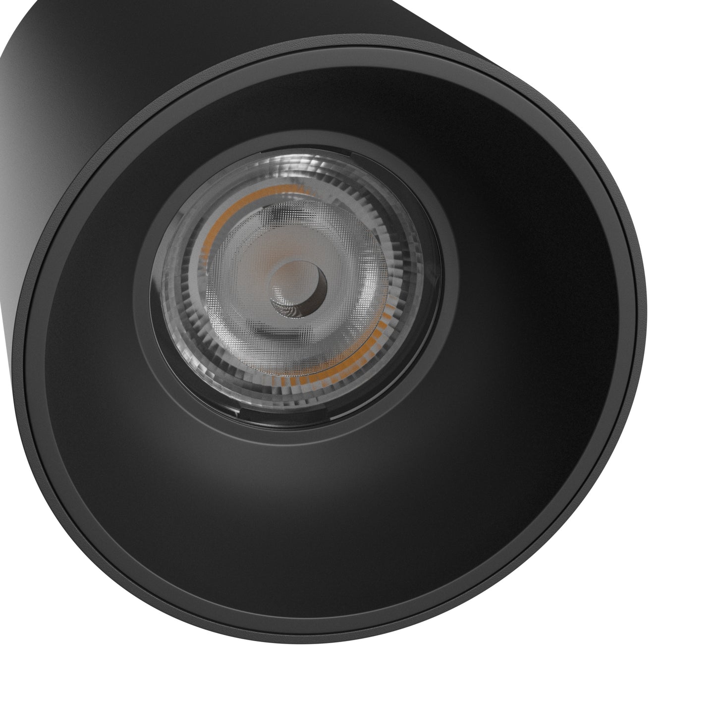 LED Orbito Surface Deckenleuchte 14-27W rund 40° DIP SWITCH 3000lm schwarz IP44 Aufbau UGR&gt;19 Warmweiss 3000K