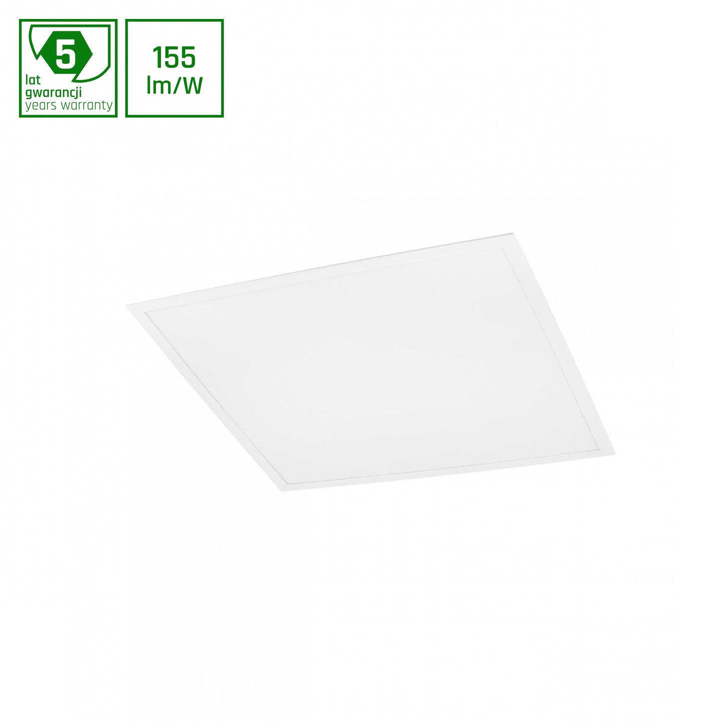 LED Panel Algine 26W eckig 60x60cm weiss 4000lm 120° IP20 Warmweiss 3000K