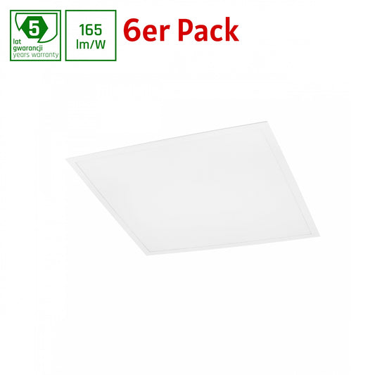 LED Panel Algine 26W eckig 60x60cm weiss 4300lm 120° IP20 Kaltweiss 6000K