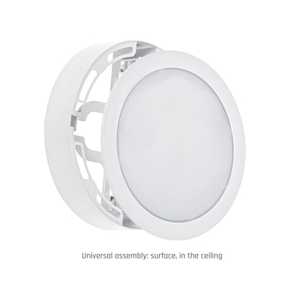 LED Panel Algine 2w1 Einbauleuchte 12W rund weiß 1500lm Deckenleuchte IP20 Neutralweiss 4000K