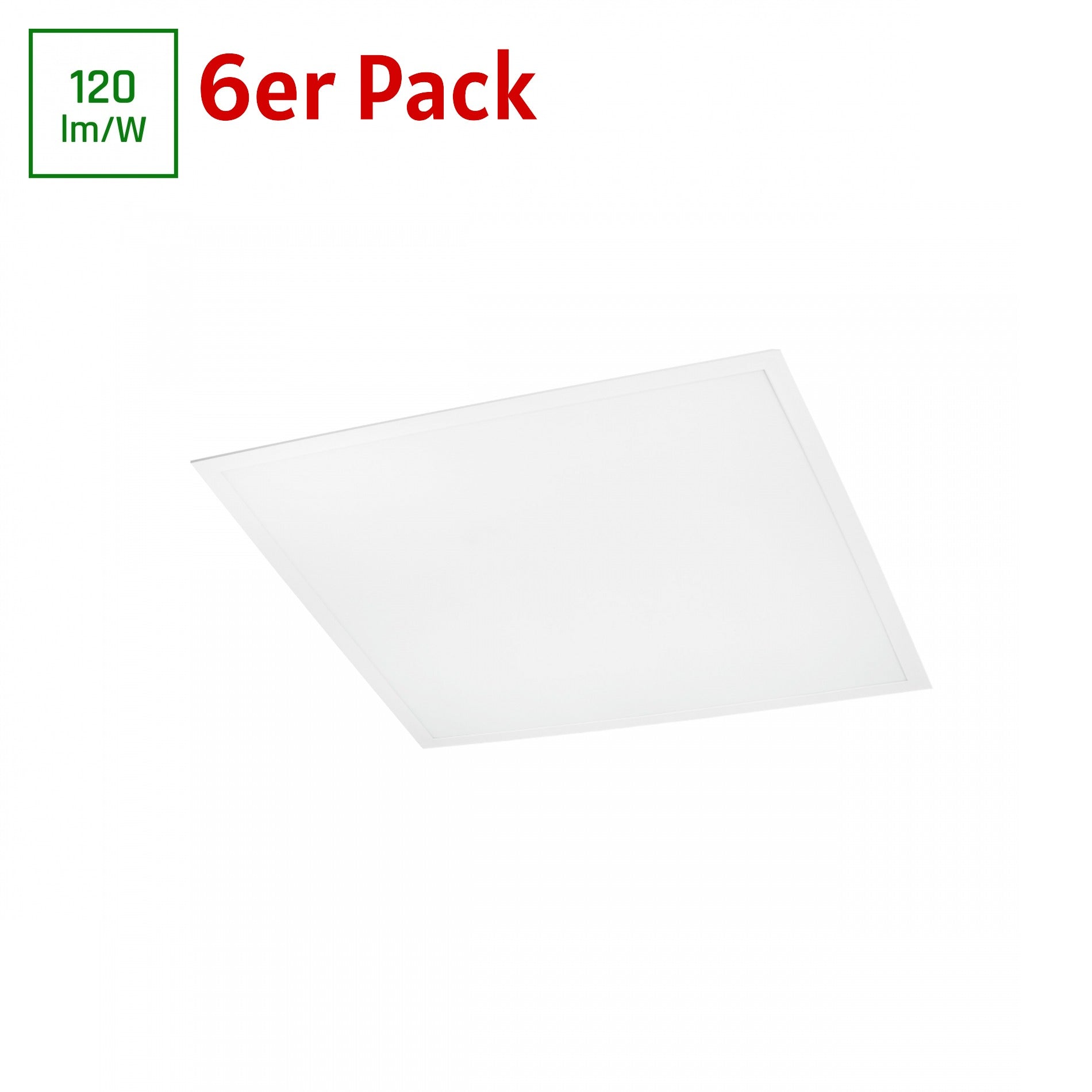 LED Panel Algine 40W eckig 60x60cm weiss 4800lm 120° IP20 Neutralweiss 4000K