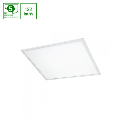 LED Panel Algine 45W eckig 60x60cm 4880lm IK06 weiss 120° IP20 Kaltweiss 6000K