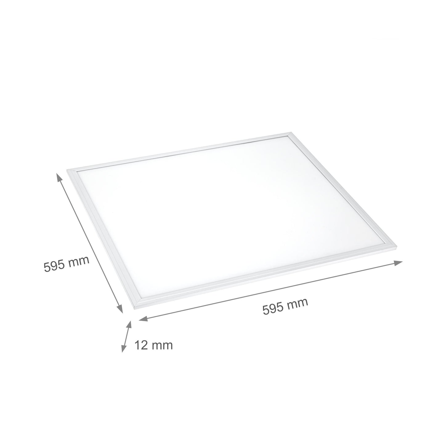 LED Panel Algine 45W eckig 60x60cm 4880lm IK06 weiss 120° IP20 Kaltweiss 6000K