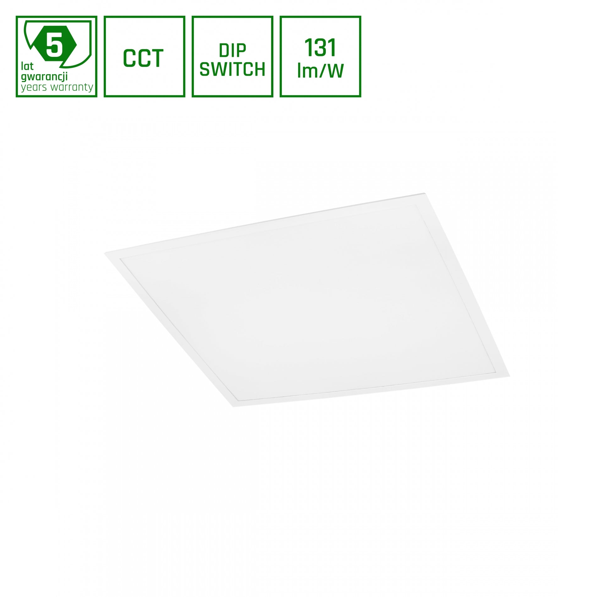 LED Panel Algine Backlight 30W-48W eckig 60x60cm weiss 6300lm 120° IP20 CCT 3000K-6000K