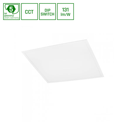 LED Panel Algine Backlight 30W-48W eckig 60x60cm weiss 6300lm 120° IP20 CCT 3000K-6000K