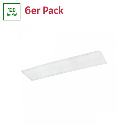 LED Panel Algine Backlight 40W eckig 30x120cm 4800lm 120° IP20 Kaltweiss 6000K