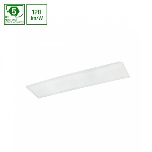 LED Panel Algine Backlight 40W eckig 30x120cm 5100lm 120° IP20 Warmweiss 3000K