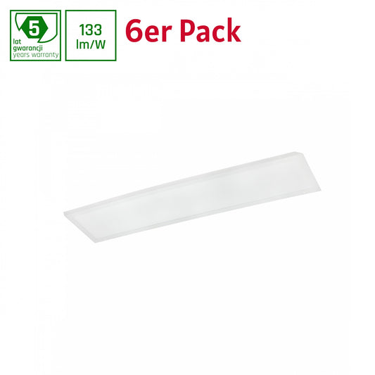 LED Panel Algine Backlight 40W eckig 30x120cm 5300lm 120° IP20 Kaltweiss 6000K