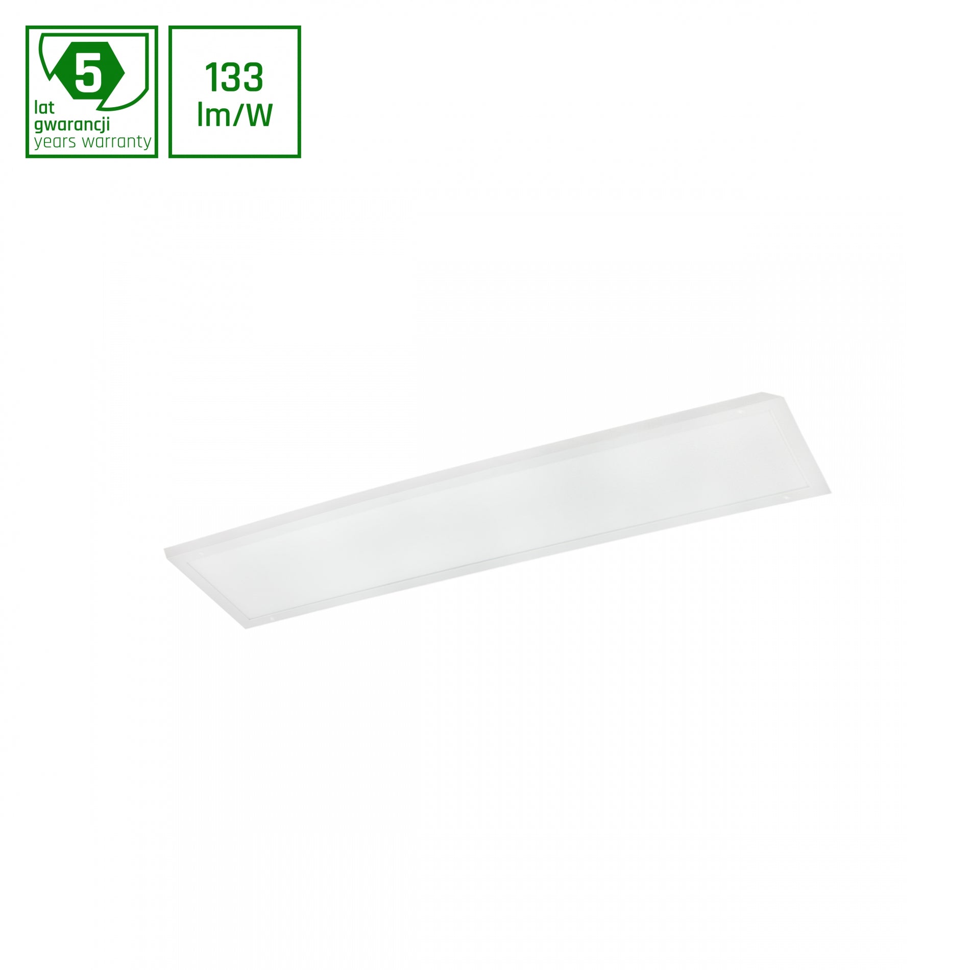 LED Panel Algine Backlight 40W eckig 30x120cm 5300lm 120° IP20 Neutralweiss 4000K