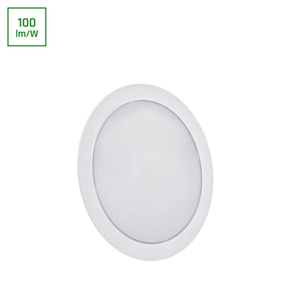 LED Panel Algine Einbauleuchte 12W rund weiss 1200lm Deckenleuchte IP20 Neutralweiss 4000K