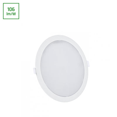 LED Panel Algine Einbauleuchte 18W rund weiss 2200lm Deckenleuchte IP20 Neutralweiss 4000K