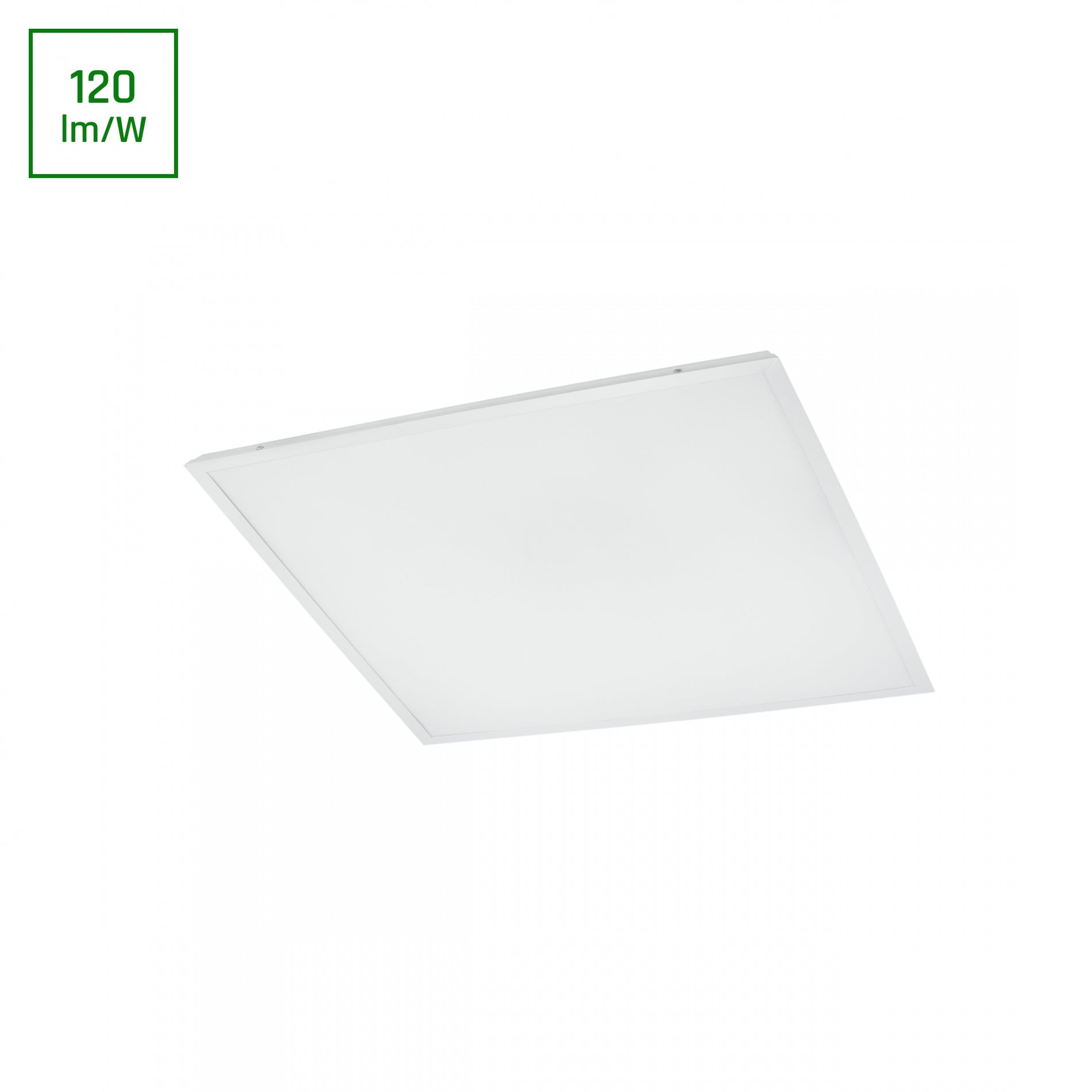 LED Panel ALGINE LENS 40W eckig 60x60cm 4800lm IK06 weiss 120° IP20 Neutralweiss 4000K