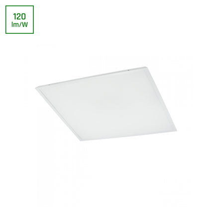 LED Panel ALGINE LENS 40W eckig 60x60cm 4800lm IK06 weiss 120° IP20 Neutralweiss 4000K