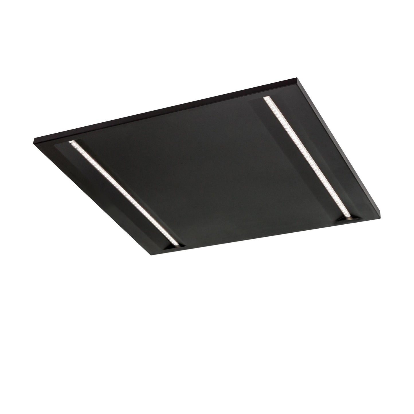 Spectrum LED Panel Algine Line 44W eckig 60x60cm UGR&lt;16 schwarz 5700lm 70° IP20 Neutralweiss 4000K