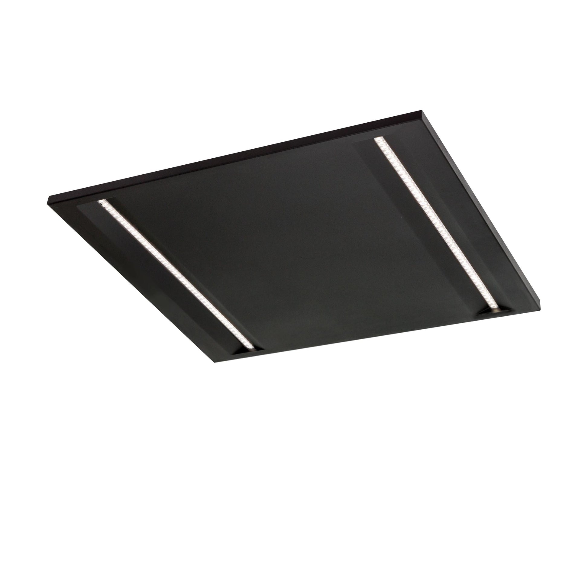 Spectrum LED Panel Algine Line 44W eckig 60x60cm UGR&lt;16 schwarz 5700lm 70° IP20 Neutralweiss 4000K