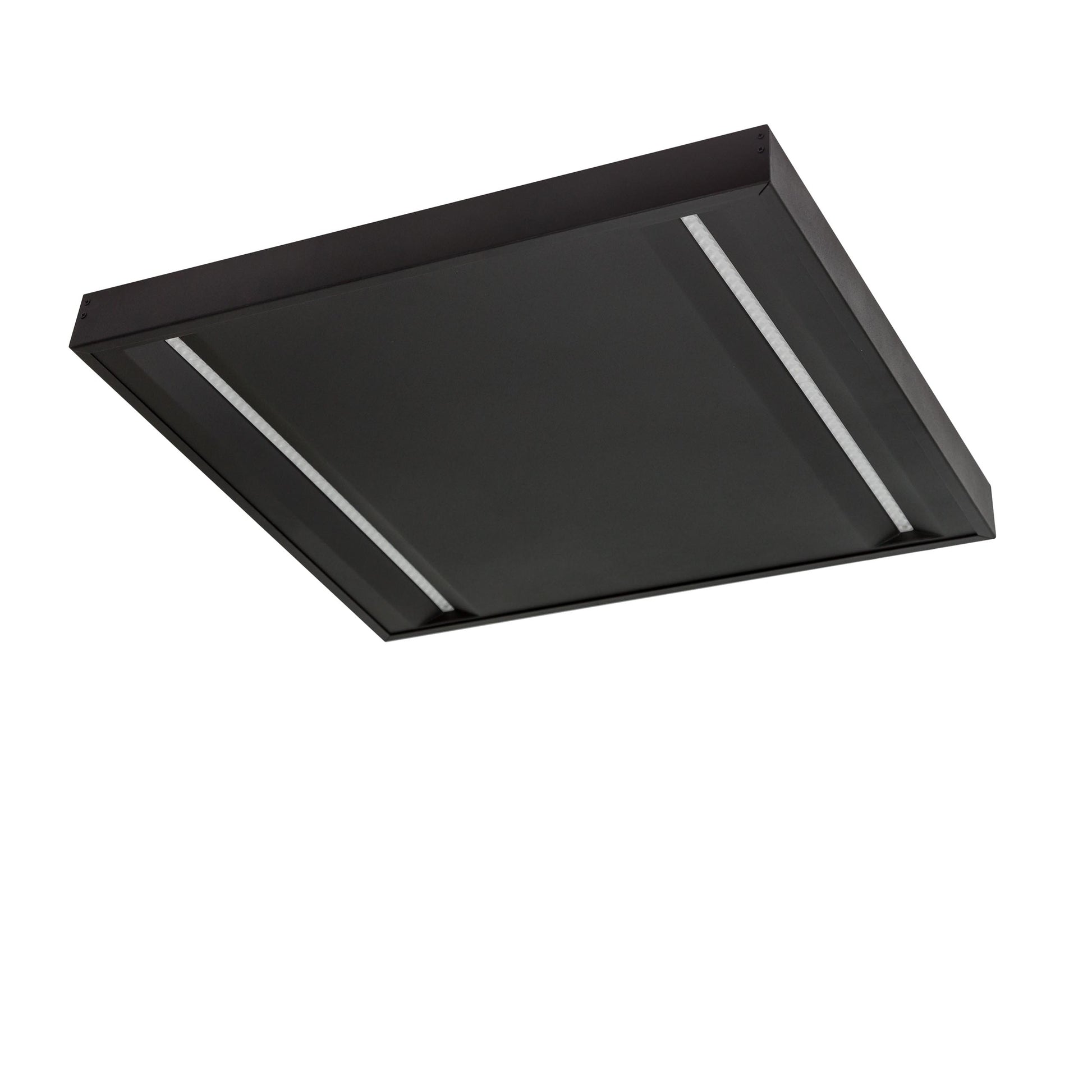 Spectrum LED Panel Algine Line 44W eckig 60x60cm UGR&lt;16 schwarz 5700lm 70° IP20 Neutralweiss 4000K