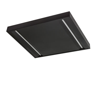 Spectrum LED Panel Algine Line 44W eckig 60x60cm UGR&lt;16 schwarz 5700lm 70° IP20 Neutralweiss 4000K