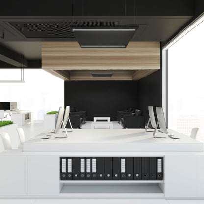 LED Panel Algine Line 44W eckig 60x60cm UGR&lt;16 schwarz 5700lm 70° IP20 Neutralweiss 4000K