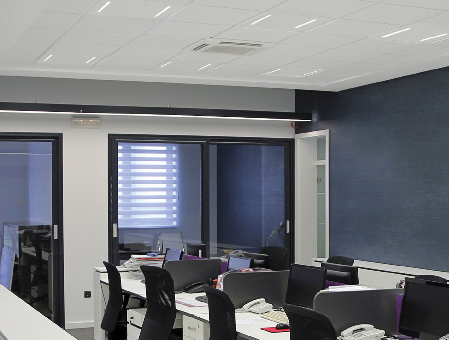 LED Panel Algine Line 44W eckig 60x60cm UGR&lt;16 weiss 5700lm 70° IP20 Neutralweiss 4000K