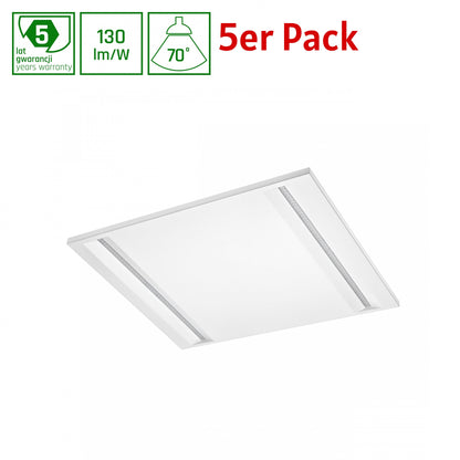 LED Panel Algine Line 44W eckig 60x60cm UGR&lt;16 weiss 5700lm 70° IP20 Neutralweiss 4000K