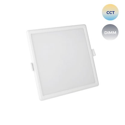 LED Panel SMART Home Einbauleuchte 12W eckig weiss 1150lm Alexa Google Warm bis Kalt 3000K-6500K DIMMBAR