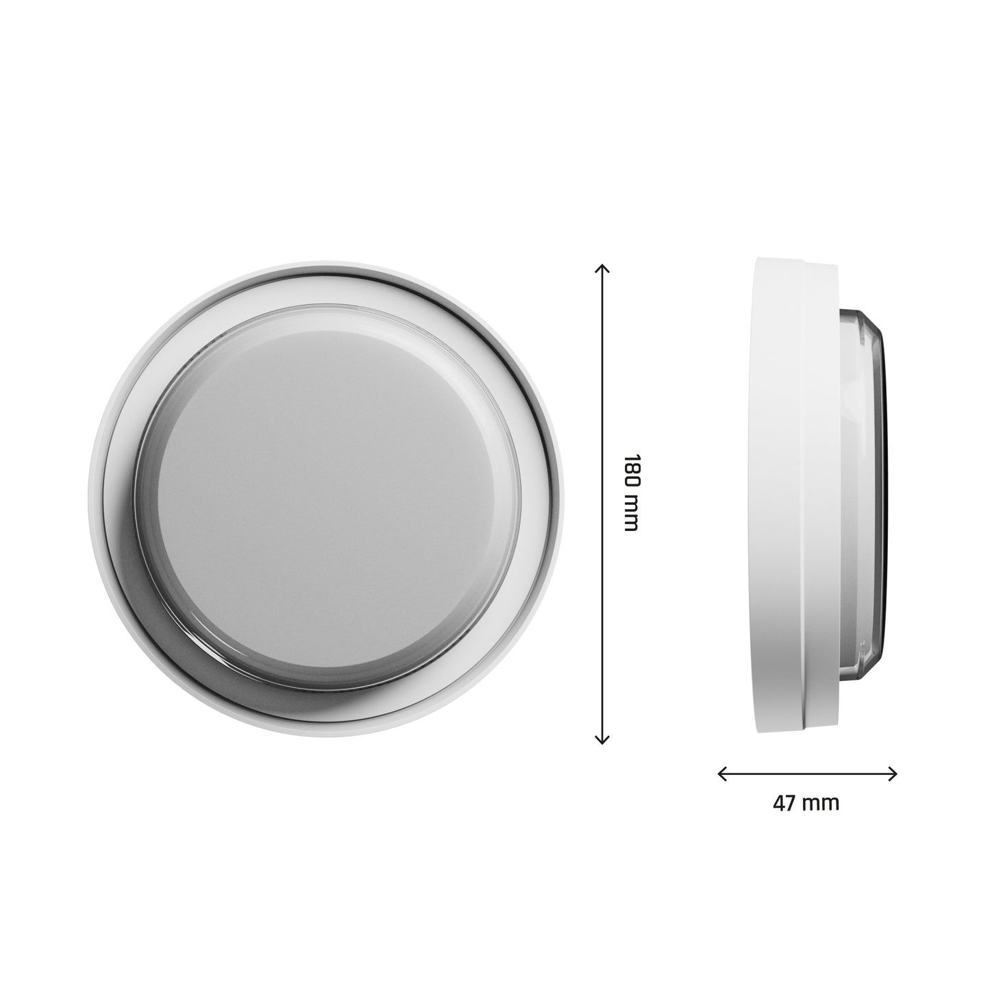 LED PASTILO 10W Wandleuchte 120° außenleuchte 1200lm weiss 230V IP54 rund IK10 2700-6000K CCT