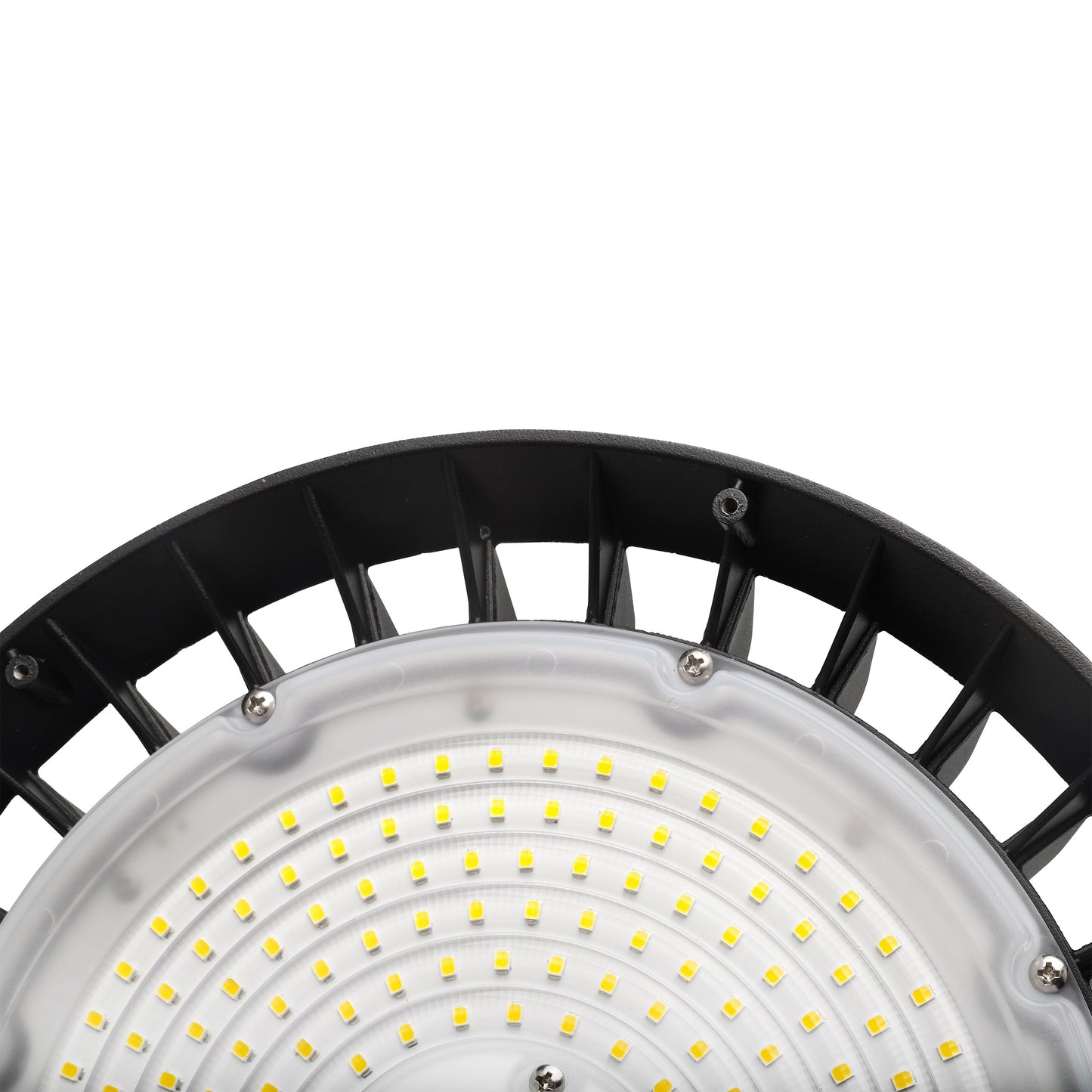 LED PLATEO 4 HIGH BAY 100-200W Hallenleuchte 31000lm schwarz 90° 230V IP65 Industrieleuchte IK09 Kaltweiß 6500K 0-10V DIMMBAR