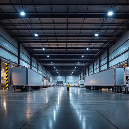 LED PLATEO 4 HIGH BAY 100-200W Hallenleuchte 31000lm schwarz 90° 230V IP65 Industrieleuchte IK09 Kaltweiß 6500K 0-10V DIMMBAR