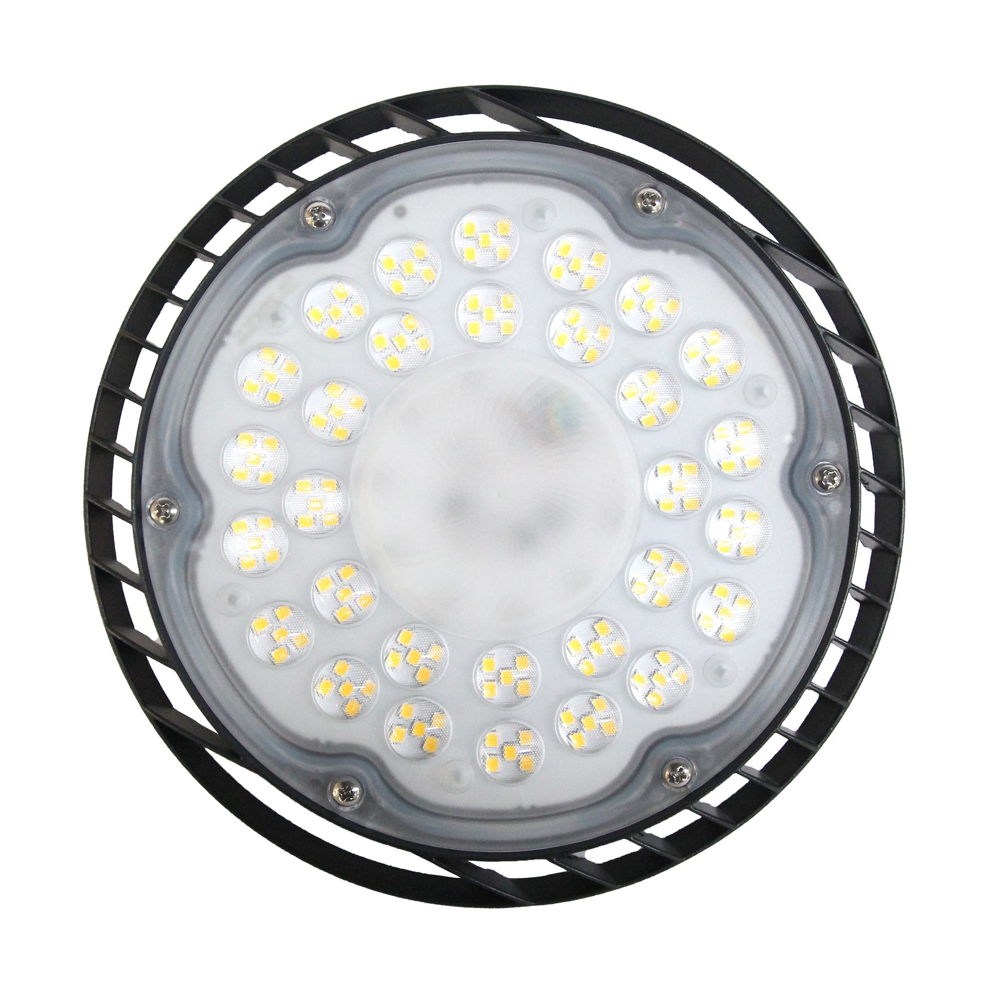 LED PLATEO SUN 4 HIGH BAY 105W Hallenleuchte 11550lm schwarz 70° 230V IP65 Industrieleuchte IK06 Neutralweiß 4000K