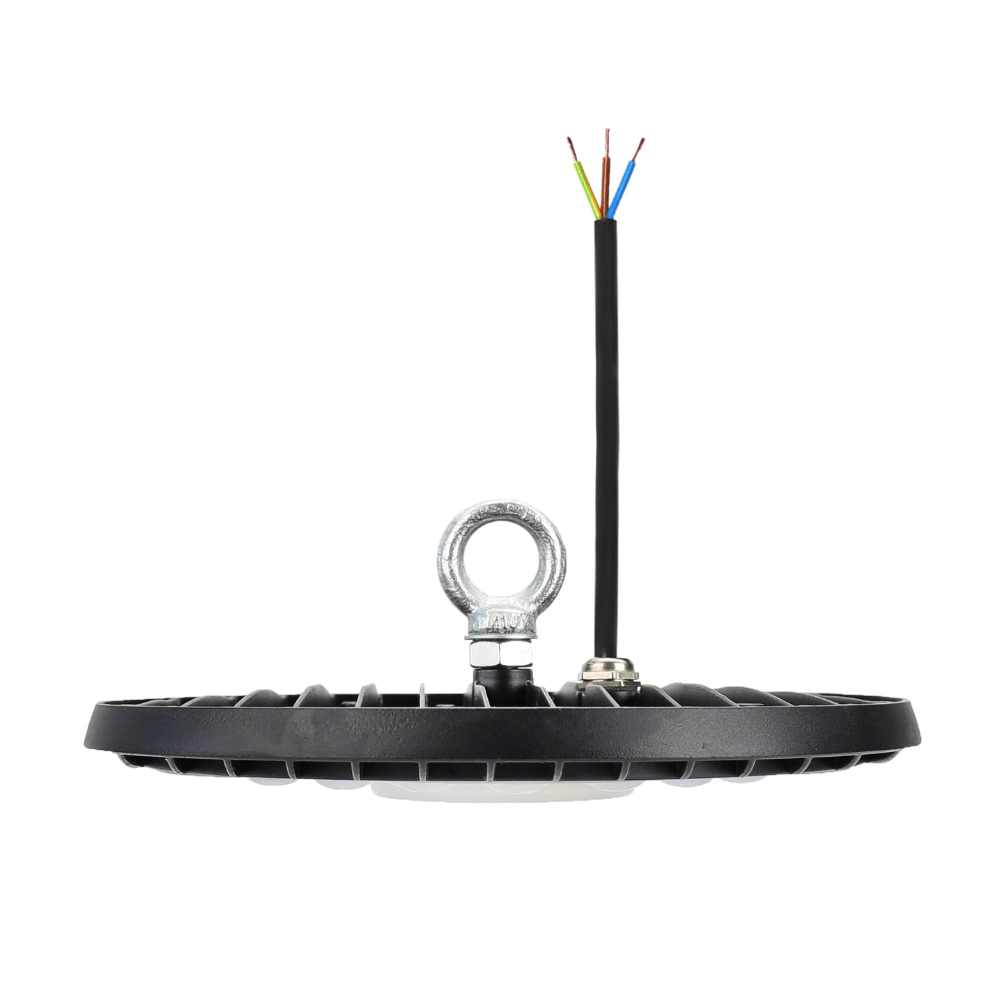 LED PLATEO SUN 4 HIGH BAY 105W Hallenleuchte 11550lm schwarz 70° 230V IP65 Industrieleuchte IK06 Neutralweiß 4000K