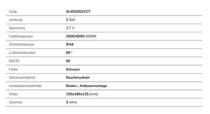 LED Solarleuchte Solara Brilo Gartenspot Erdspieß IP44 Bodenstrahler 1W 100lm CCT