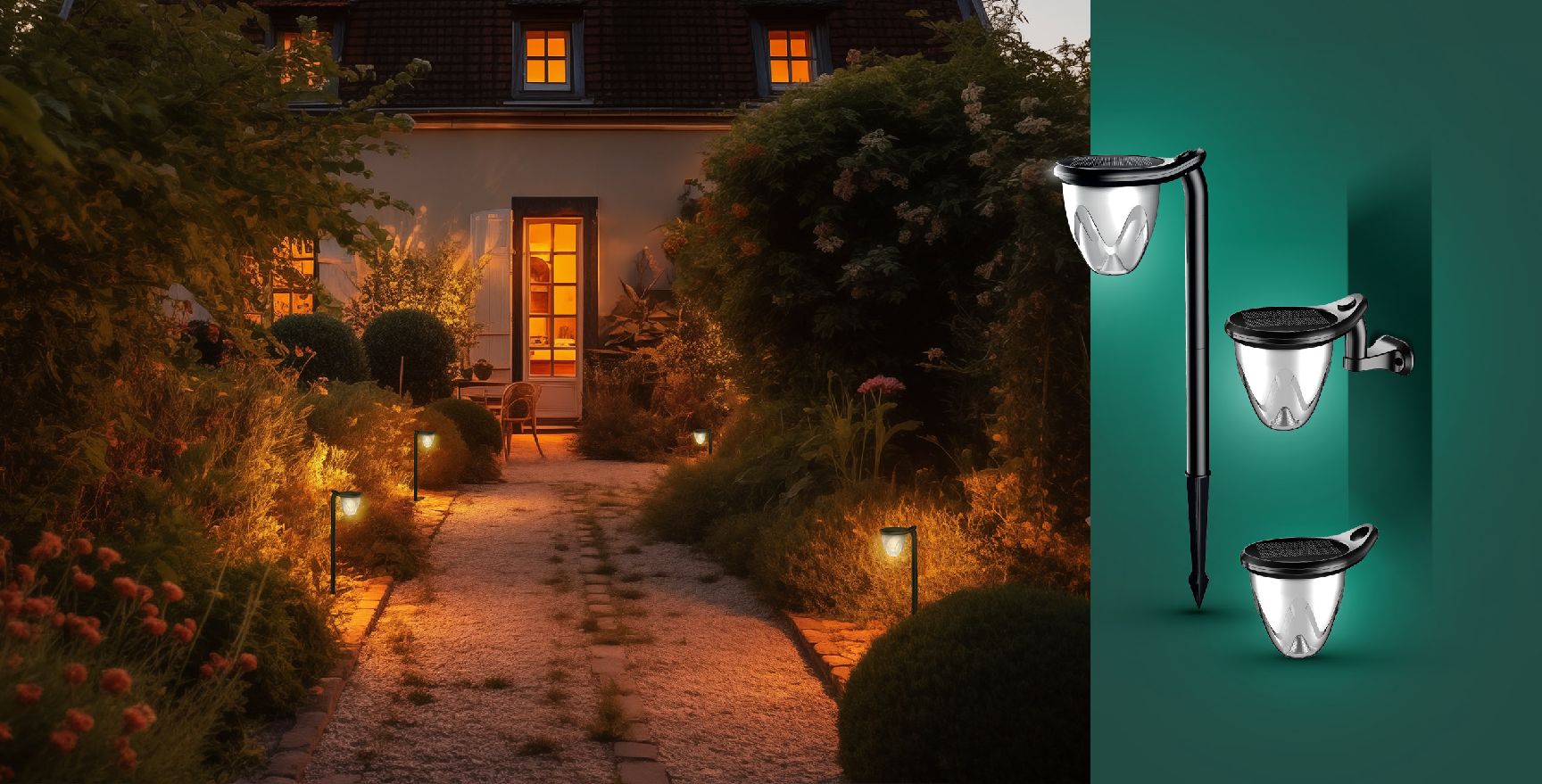 LED Solarleuchte Solara Brilo Gartenspot Erdspieß IP44 Bodenstrahler 1W 100lm CCT