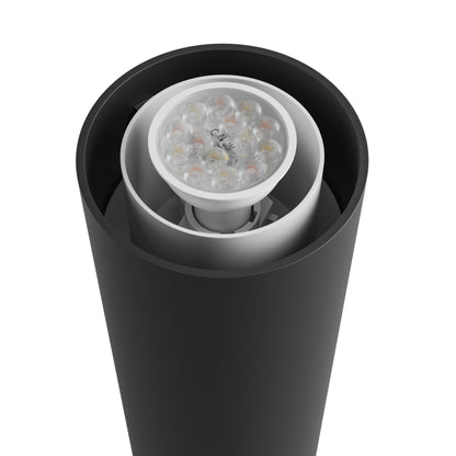 Spectrum LED STELLA COLUMN GU10 6W Bodenleuchte 450lm 270° Stehleuchte 230V Außen IP44 schwarz 3000-6000K CCT