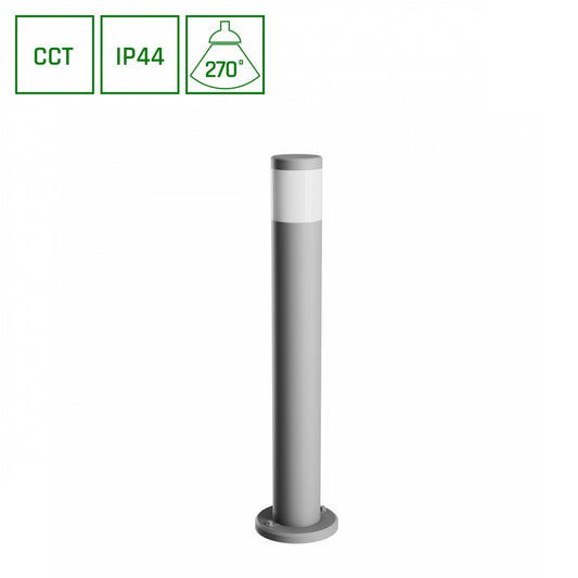 LED STELLA COLUMN GU10 6W Bodenleuchte 450lm Stehleuchte IP44 grau 3000-6000K CCT